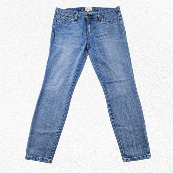 Current/Elliott The Stiletto Skinny Jeans Light Wash Carriage Size 31 USA Made - Picture 2 of 9